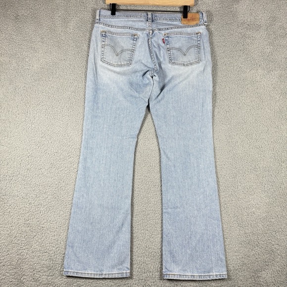 Levis 515 Jeans Womens 10 Misses Boot Cut Denim Distressed Mid Rise Y2K 34x30 - Picture 1 of 8